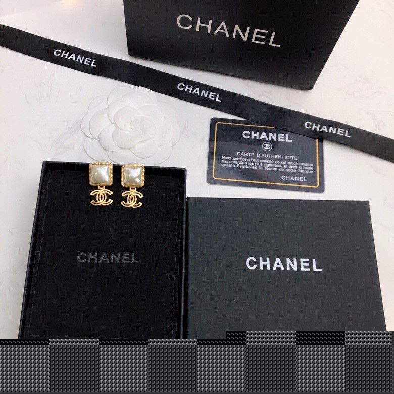 Ch*el earrings
